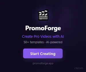 PromoForge - Create Pro Videos with AI