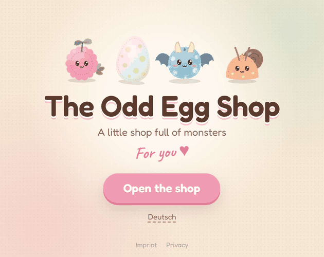 The Odd Egg Shop gameplay screenshot